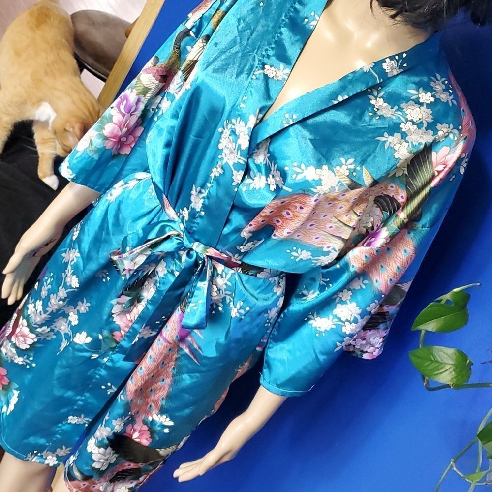 Satin Gorgeous Kimono Style Robe ✨️ - Picture 4 of 11